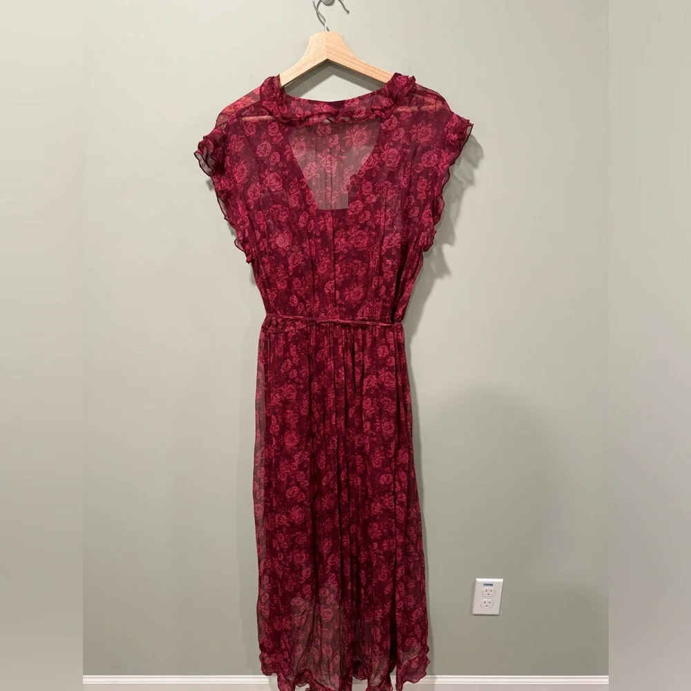 Sundance Catalog Faux Wrap Floral Dress - Picture 4 of 4